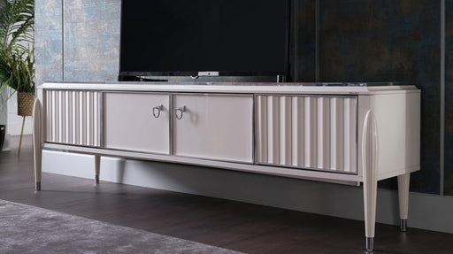 Gravita Tv Stand Ivory Leg - Gate FurnitureTV Stand