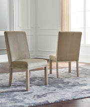 Gray Chrestner Dining Table and 4 Chairs - PKG014002