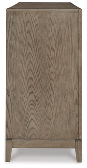 Gray Chrestner Dining Table and 8 Chairs with Storage - PKG013367