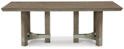 Gray Chrestner Dining Table and 8 Chairs with Storage - PKG013367