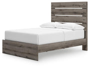 Graystorm Brown Gray Full Panel Storage Bed - PCB2405B16