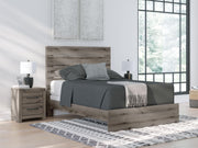 Graystorm Brown Gray Queen Panel Bed - PCB2405B2
