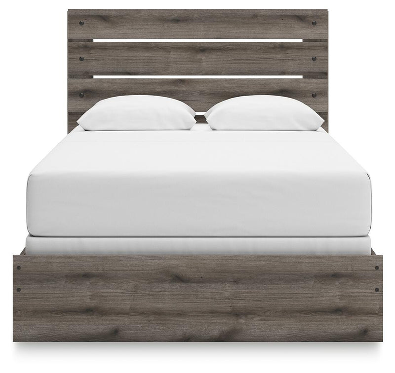 Graystorm Brown Gray Queen Panel Bed - PCB2405B2