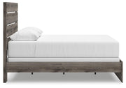 Graystorm Brown Gray Queen Panel Bed - PCB2405B2