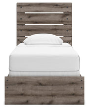 Graystorm Brown Gray Twin Panel Bed - PCB2405B12