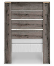 Graystorm Brown Gray Twin Panel Bed - PCB2405B12