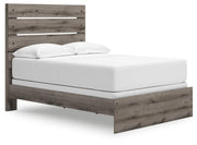 Graystorm Full Panel Bed and Dresser in Brown Gray - PKG021346