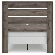 Graystorm Full Panel Bed and Dresser in Brown Gray - PKG021346