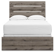 Graystorm Full Panel Bed, Dresser and Mirror in Brown Gray - PKG021340