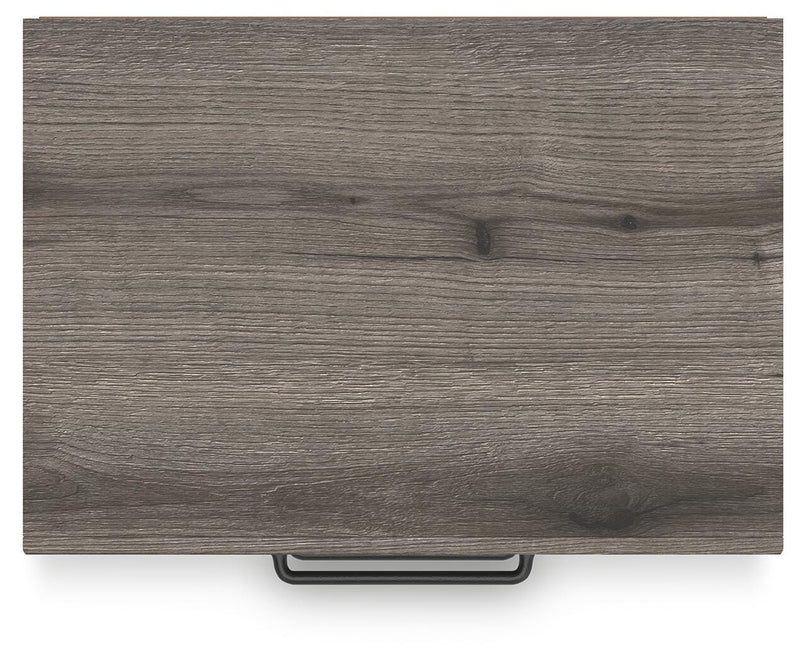 Graystorm Full Panel Bed, Dresser and Nightstand in Brown Gray - PKG021347