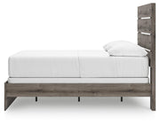 Graystorm Full Panel Bed, Dresser, Mirror and Nightstand in Brown Gray - PKG021343