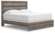 Graystorm King Panel Bed, Dresser and Nightstand in Brown Gray - PKG021362
