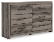 Graystorm Queen Panel Bed and Dresser in Brown Gray - PKG021353