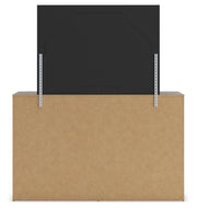 Graystorm Queen Panel Bed, Dresser and Mirror in Brown Gray - PKG021267