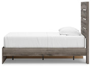 Graystorm Twin Panel Storage Bed and Dresser in Brown Gray - PKG021369