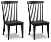 Greddinton Black Dining Chair, Set of 2 - PCD824-05