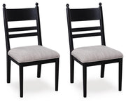 Greddinton Black Dining Chair, Set of 2 - PCD824-07