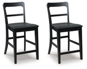 Greddinton Counter Height Dining Table and 6 Barstools - PCD824D12
