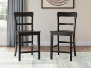 Greddinton Counter Height Dining Table and 6 Barstools - PCD824D12
