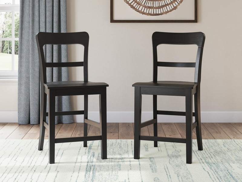 Greddinton Counter Height Dining Table and 6 Barstools - PCD824D12