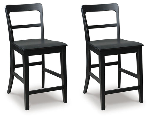 Greddinton Counter Height Dining Table and 6 Barstools - PCD824D12