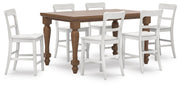 Greddinton Counter Height Dining Table and 6 Barstools - PCD824D14