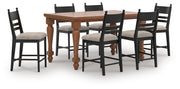 Greddinton Counter Height Dining Table and 6 Barstools - PCD824D17
