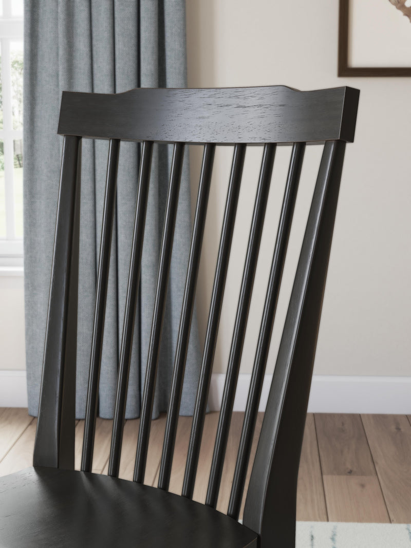 Greddinton Dining Table and 4 Chairs in Brown - PKG024634