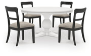 Greddinton Dining Table and 4 Chairs - PCD824D27