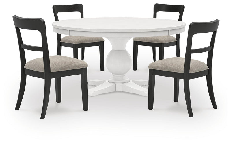Greddinton Dining Table and 4 Chairs - PCD824D27