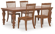Greddinton Dining Table and 4 Chairs - PCD824D4