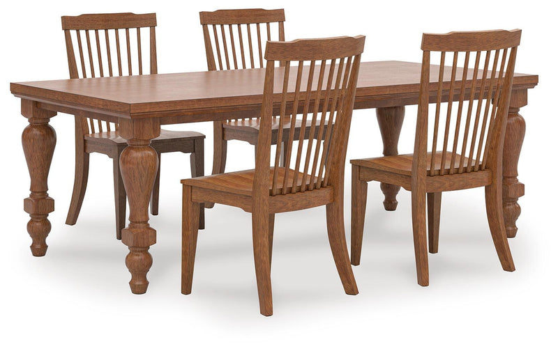 Greddinton Dining Table and 4 Chairs - PCD824D4