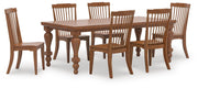 Greddinton Dining Table and 6 Chairs - PCD824D24