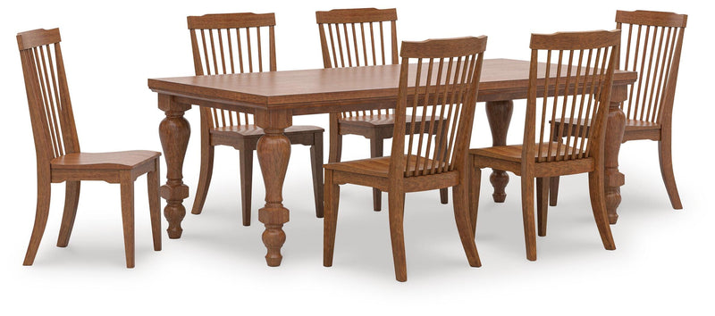 Greddinton Dining Table and 6 Chairs - PCD824D24
