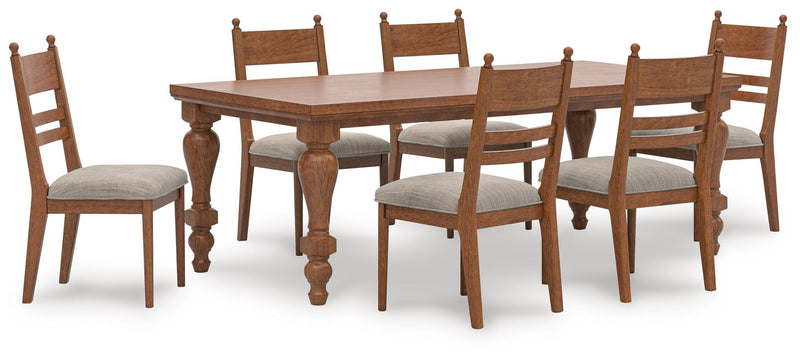 Greddinton Dining Table and 6 Chairs - PCD824D26