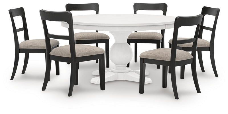 Greddinton Dining Table and 6 Chairs - PCD824D28