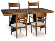 Greddinton Extension Dining Table and 4 Chairs - PCD824D7