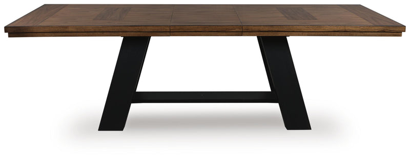 Greddinton Extension Dining Table and 4 Chairs - PCD824D7