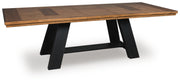 Greddinton Extension Dining Table and 4 Chairs - PCD824D7