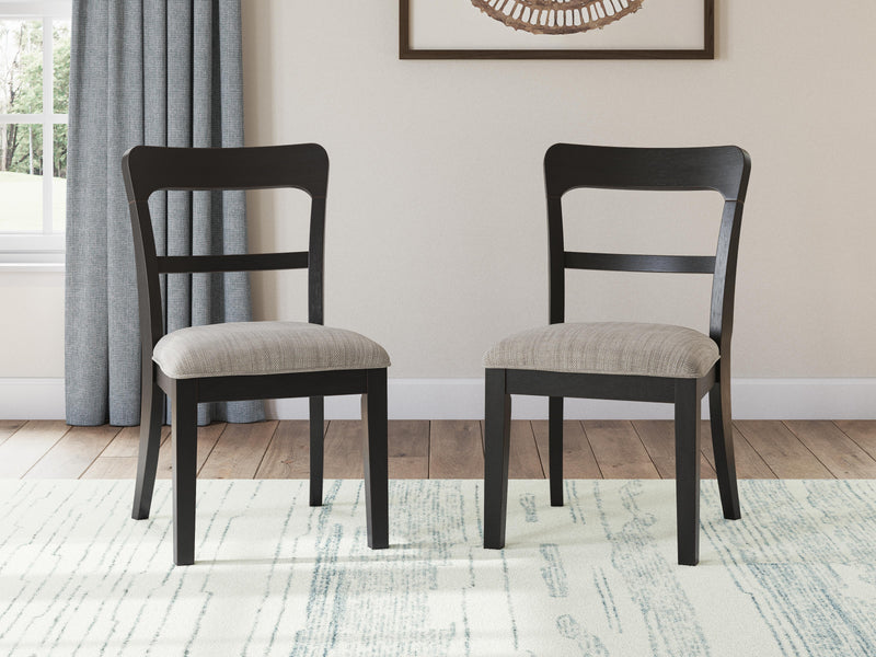 Greddinton Extension Dining Table and 6 Chairs - PCD824D31
