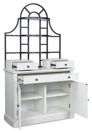Greddinton White Baker's Rack - PCD824D1