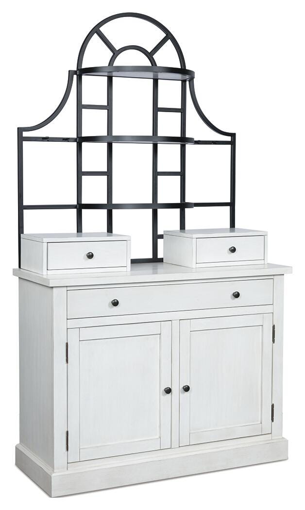 Greddinton White Baker's Rack - PCD824D1