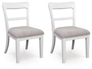 Greddinton White Dining Chair, Set of 2 - PCD824-02