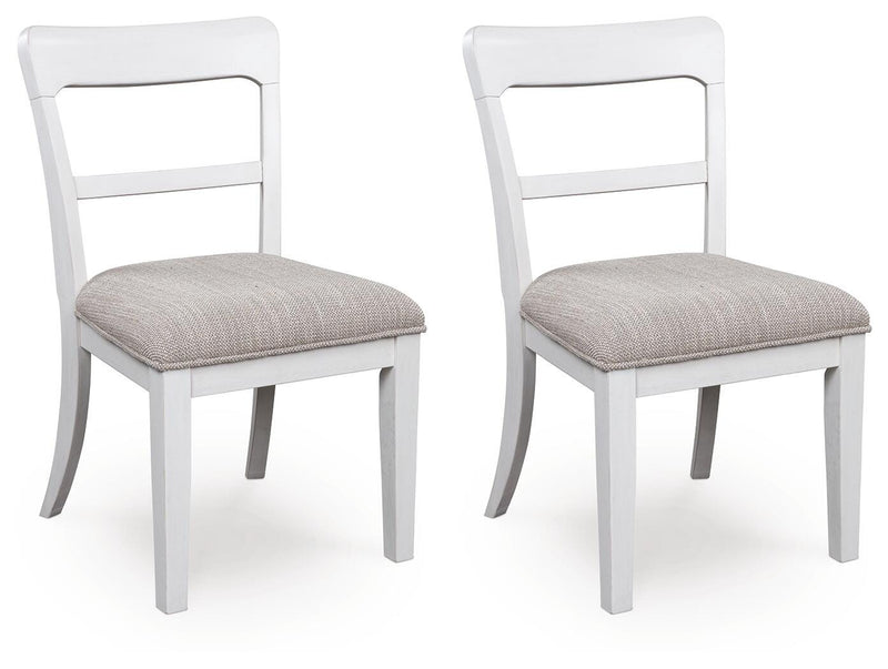 Greddinton White Dining Chair, Set of 2 - PCD824-02