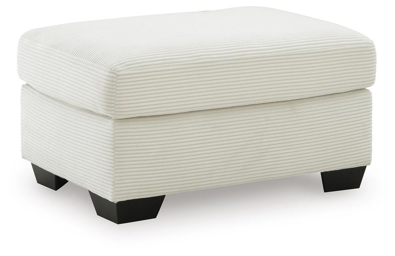 Greenbriar Ivory Ottoman - PC3200614