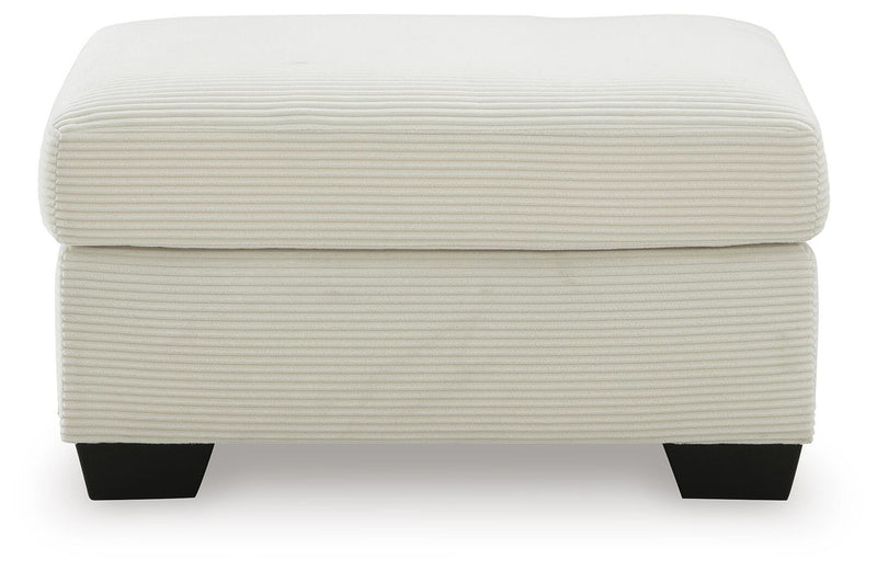 Greenbriar Ivory Ottoman - PC3200614