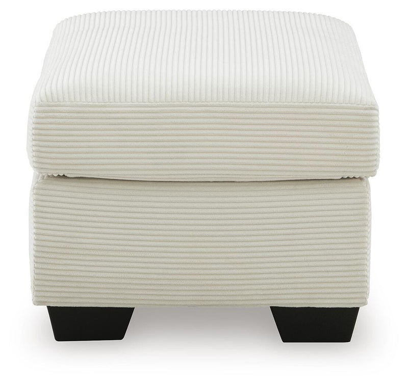 Greenbriar Ivory Ottoman - PC3200614
