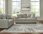 Greenbriar Sofa and Loveseat in Smoke - PKG023817