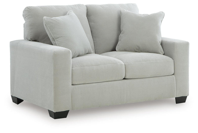 Greenbriar Sofa and Loveseat in Smoke - PKG023817