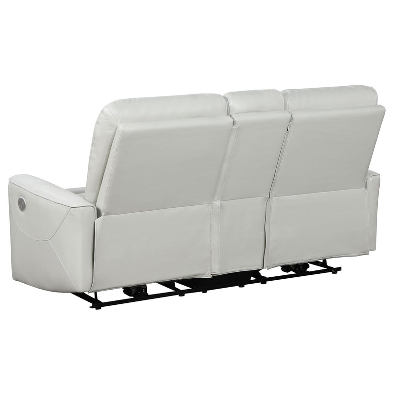 Greenfield 2-piece Power Reclining Sofa Set Dove Grey - 610261P-S2